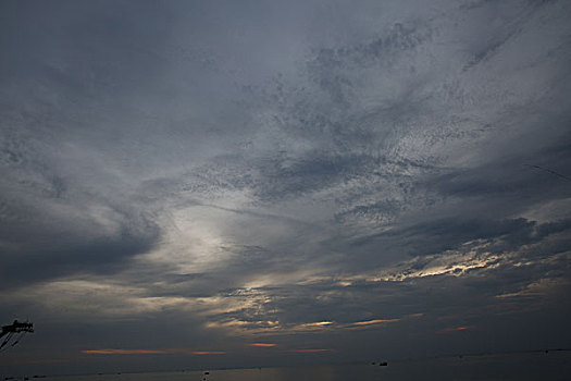 海滨落日