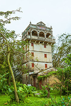 中国广东开平碉楼自力村景区