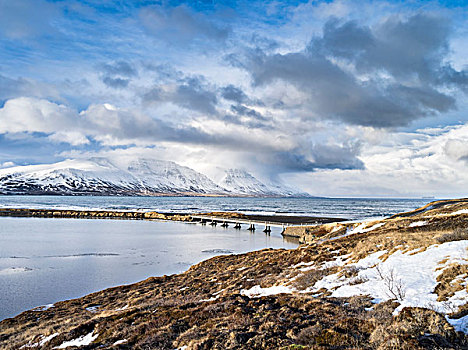 冬天,欧洲,冰岛,大幅,尺寸