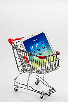 购物车,苹果,空气,象征,网上购物,消费