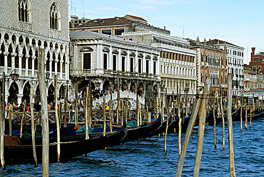 意大利,威尼斯,运河,小船