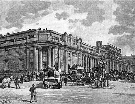 英格兰银行,伦敦,19世纪,艺术家
