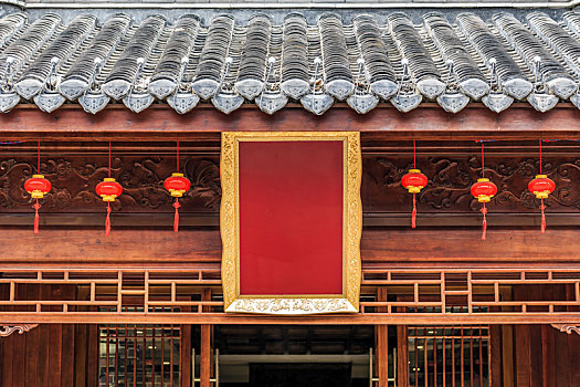 中式传统风格商铺门头