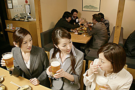 女人,日式,酒吧