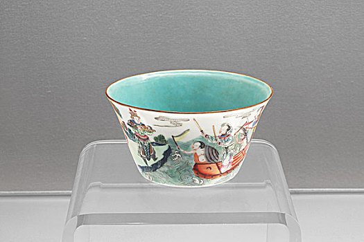 古代清朝瓷器茶杯