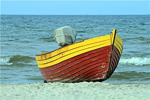木船,海岸
