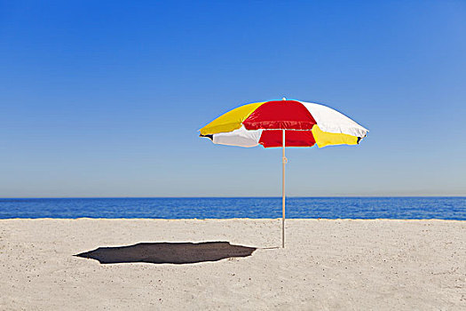 伞,沙子