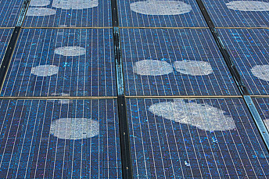 太阳能电池板,斑点