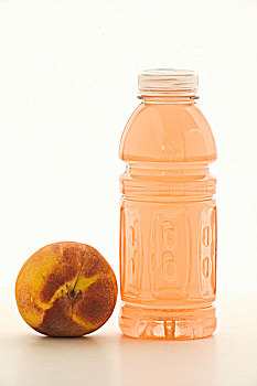 桃,瓶子,味道,维生素,水