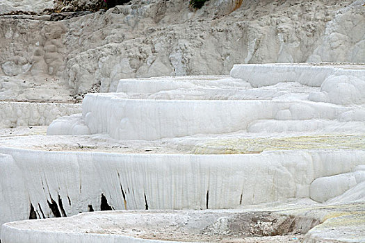 凝灰石,水池,平台,棉花堡,土耳其