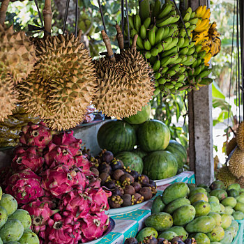 水果,市场,巴厘岛,印度尼西亚
