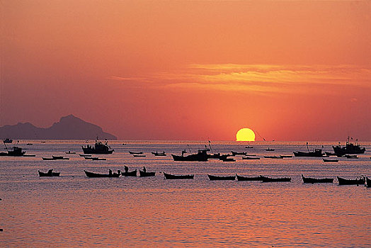 海洋,日出