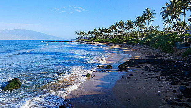 海滩,毛伊岛,夏威夷