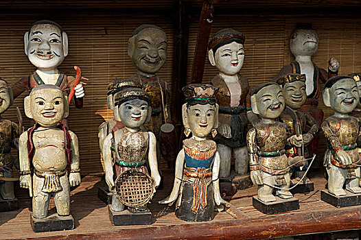 传统,越南,水,木偶,剧院,河内,亚洲