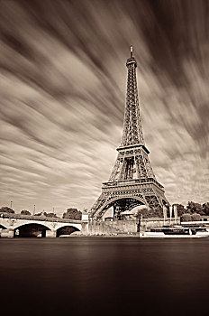 埃菲尔铁塔,塞纳河,巴黎,法国