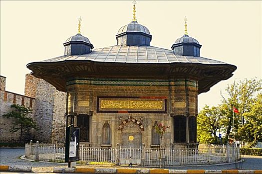 栅栏,建筑,伊斯坦布尔,土耳其