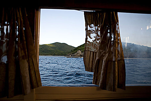 船,窗户,圣约翰,美国维京群岛
