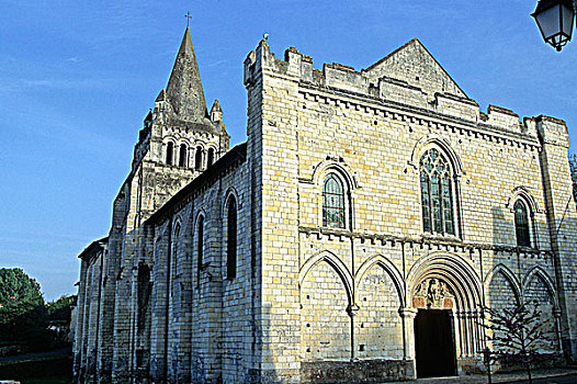 法国,曼恩-卢瓦尔省,安茹,教堂