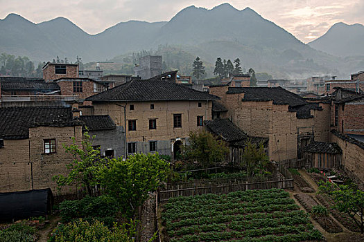 福建闽东屏南县双溪古镇民居老宅