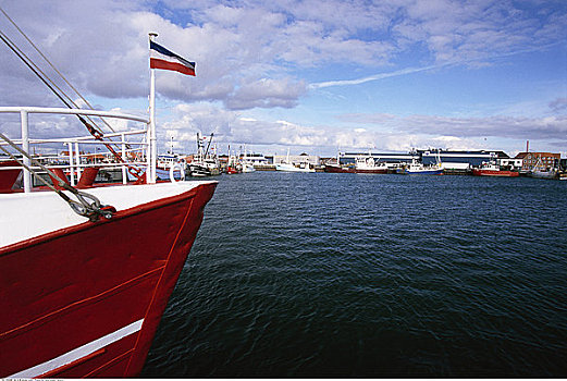 船,港口,丹麦