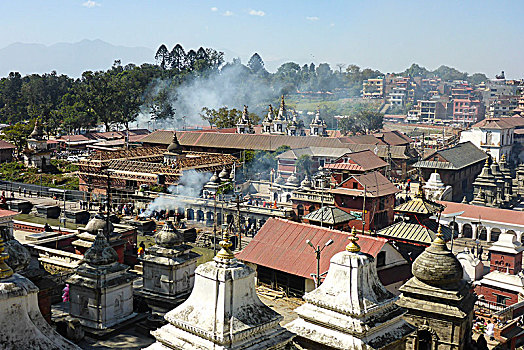 尼泊尔,喜马拉雅山,山,加德满都,首都,帕斯帕提那神庙,火葬
