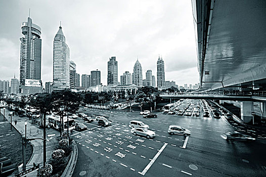 上海,街道,风景