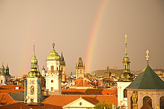 14世纪,旧城桥塔,布拉格,查理大桥,历史,中心,世界自然文化遗产,首都,捷克共和国