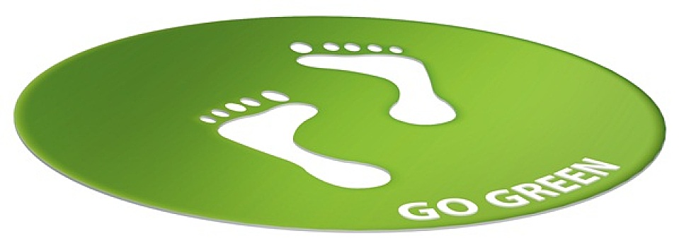 环保,跟随,绿色,脚步