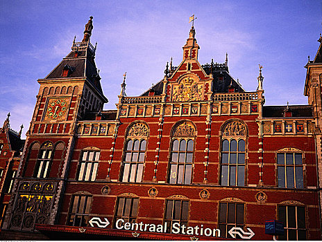 大中央车站,阿姆斯特丹,荷兰