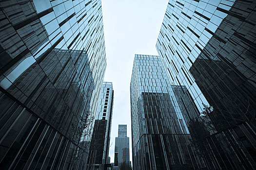 现代建筑摩天大楼建筑玻璃