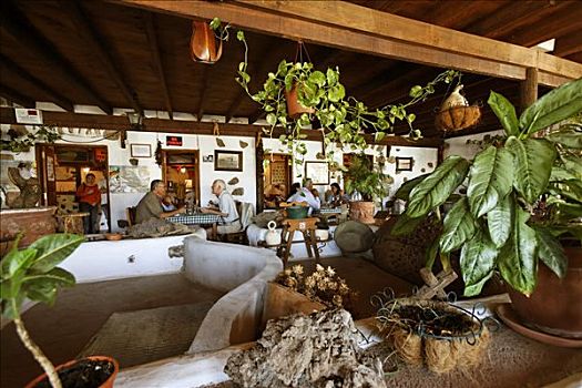 餐馆,富埃特文图拉岛,加纳利群岛