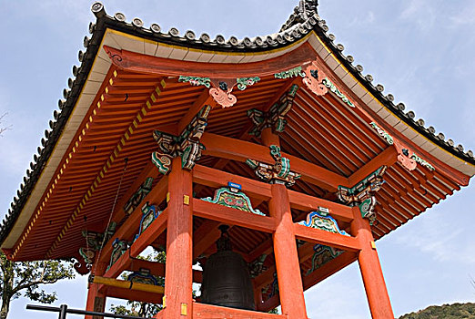 红色,神祠,京都,日本