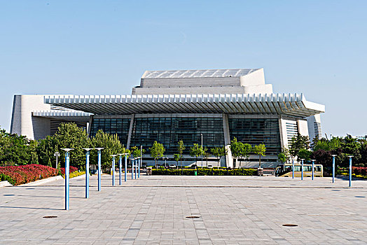 青岛博物馆建筑风光