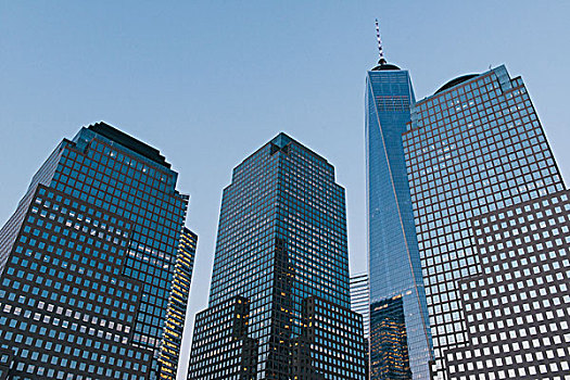 金融区,一个,世贸中心,纽约,美国