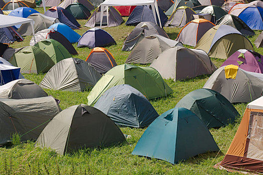 帐篷,节日,露营