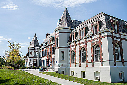 城堡,大学,佛蒙特州,美国,建筑