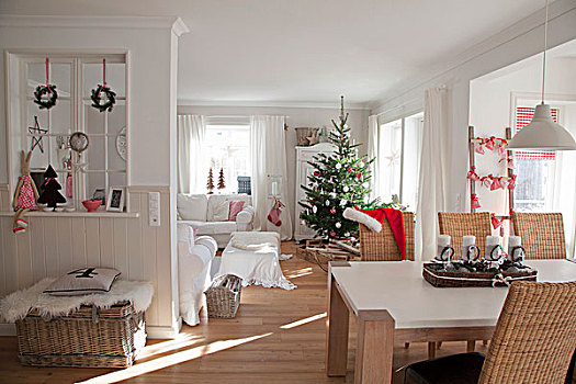 圣诞树,降临节,桌面摆饰,生活方式,区域,斯堪的纳维亚,氛围