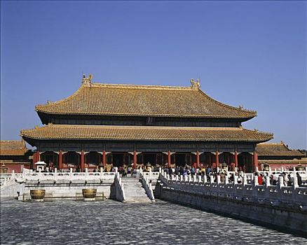 中国,北京,故宫,游客
