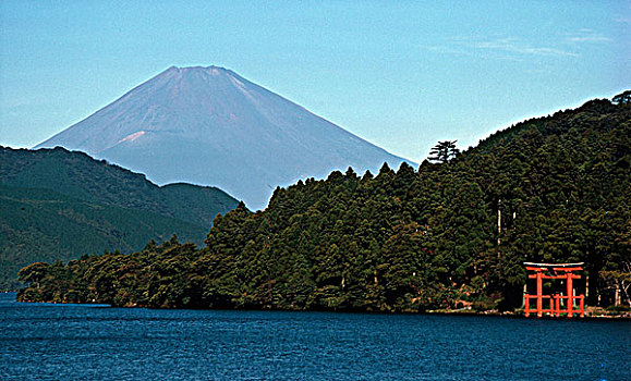 日本,箱根,富士山