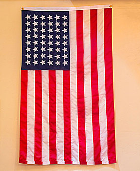 美国,亚利桑那,图森,老,工作室,星,旗帜