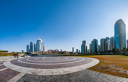 阿联酋迪拜伯瓷公园音乐广场