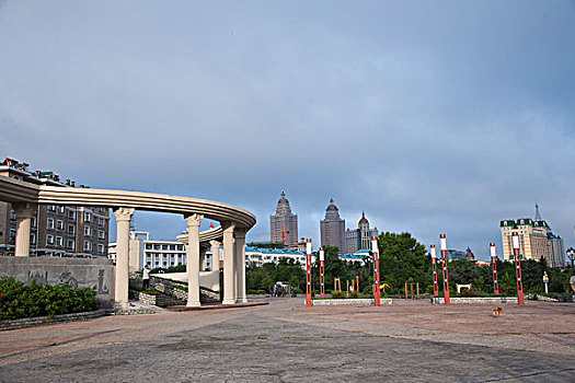 内蒙古呼伦贝尔满洲里市,现代花园,小区