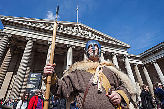 英格兰,伦敦,大英博物馆,衣服,盎格鲁撒克逊人,服饰