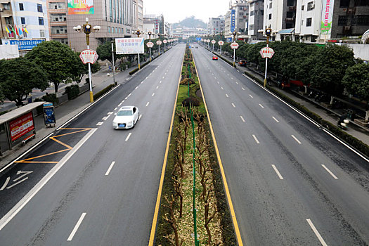 城市街道街景