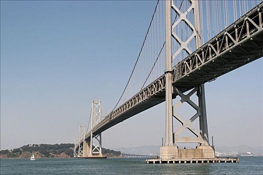 海湾大桥,旧金山,加利福尼亚,北美,美国