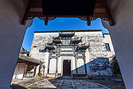 旧式,中国,建筑外观