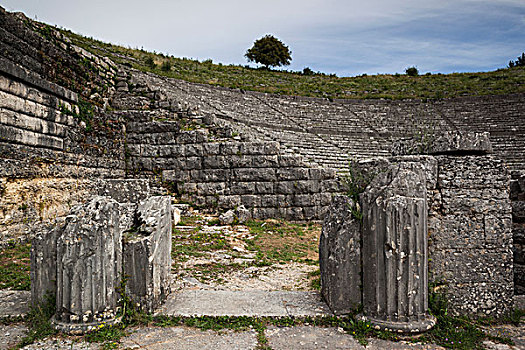 希腊,伊庇鲁斯,剧院,建造,公元前3世纪