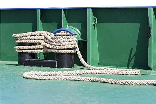 钢丝绳,船,地面