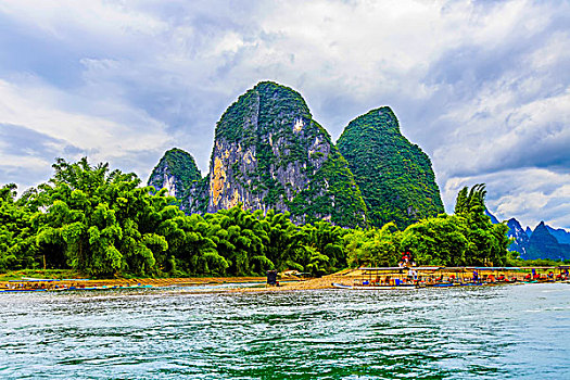 阳朔,兴坪,漓江,自然,风景