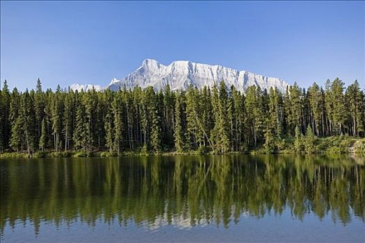 山,加拿大,班夫国家公园,班芙国家公园,艾伯塔省